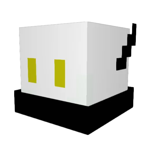 StormFlared Minecraft avatar head, 3D render