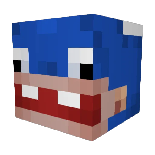 StormKraaij Minecraft avatar head, 3D render