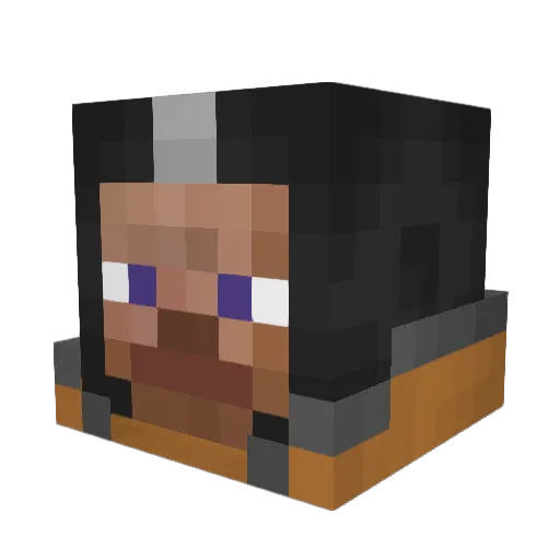 StormLosses Minecraft avatar head, 3D render