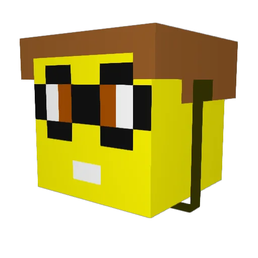 StormMasterX Minecraft avatar head, 3D render