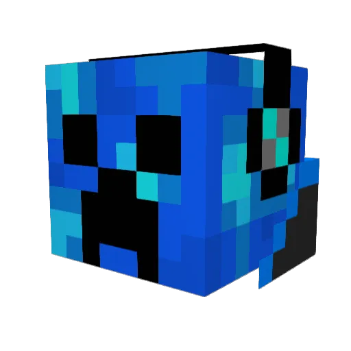 StormReaper50 Minecraft avatar head, 3D render