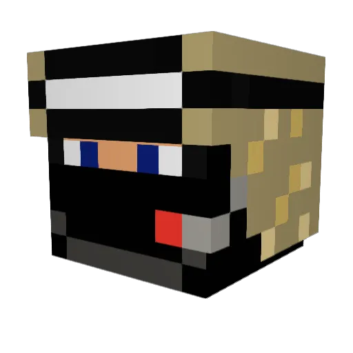 StormReave Minecraft avatar head, 3D render