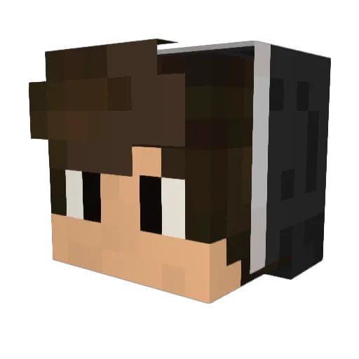 StormShadow22 Minecraft avatar head, 3D render