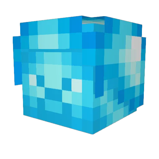 StormTheDelta Minecraft avatar head, 3D render