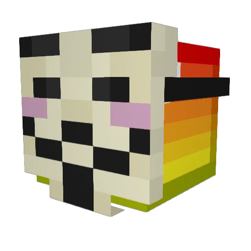 StormUprising Minecraft avatar head, 3D render