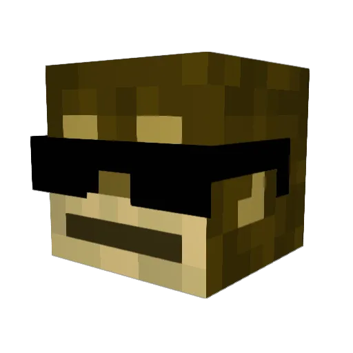 Storm_BuBbles Minecraft avatar head, 3D render