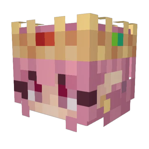 Storm_Chi Minecraft avatar head, 3D render