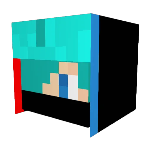 Storm_PLAYZ Minecraft avatar head, 3D render