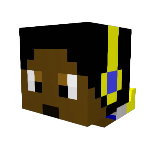 Storm_Riot Minecraft avatar head, 3D render