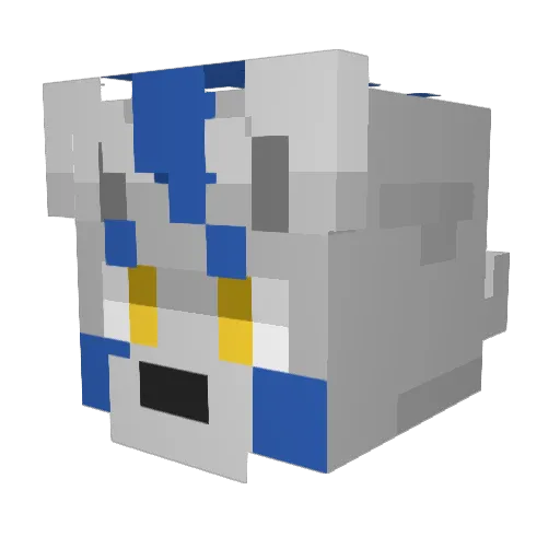 Storm_Thunder Minecraft avatar head, 3D render