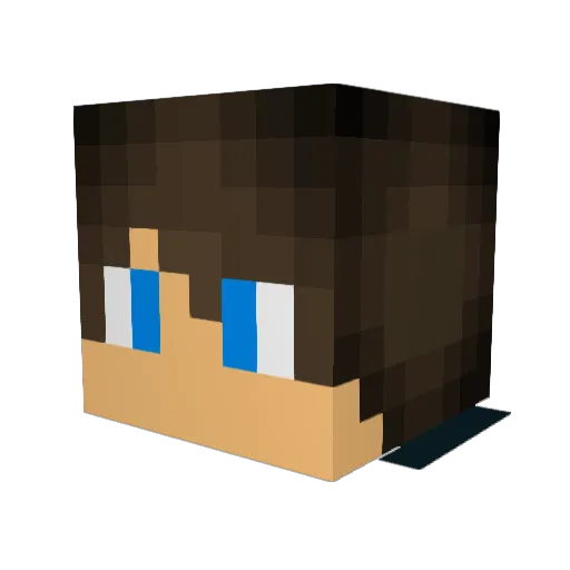 Stormblessed92 Minecraft avatar head, 3D render