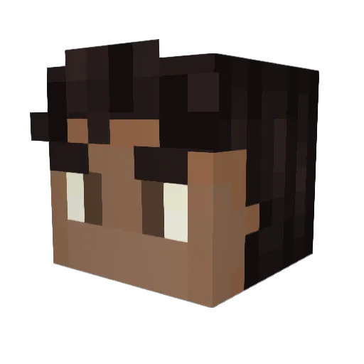 Stormblessed_04 Minecraft avatar head, 3D render
