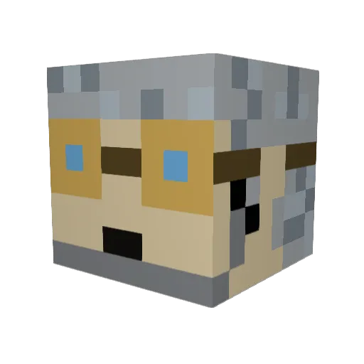 Stormcrow1472 Minecraft avatar head, 3D render