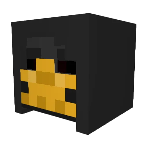 Stormcrusade Minecraft avatar head, 3D render