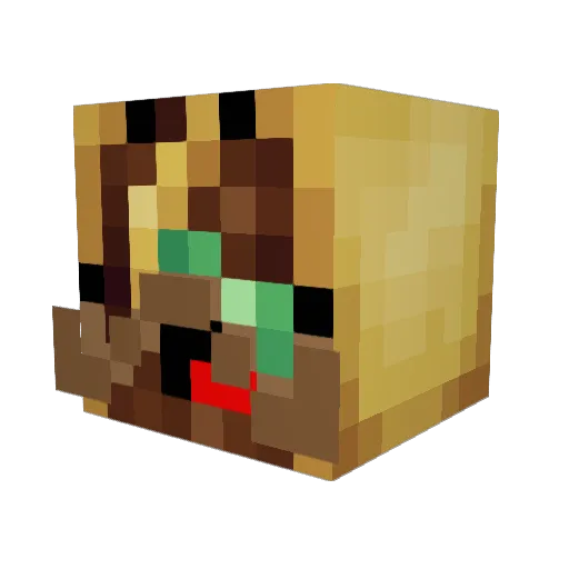 Stormfire345 Minecraft avatar head, 3D render
