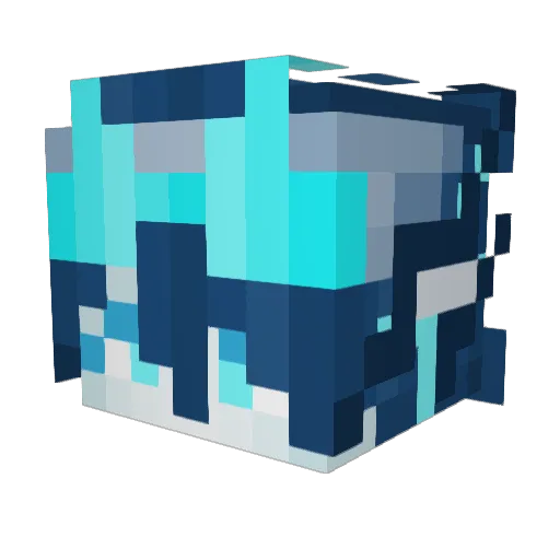 Stormfree Minecraft avatar head, 3D render