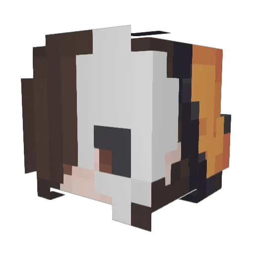 StormieCXs Minecraft avatar head, 3D render