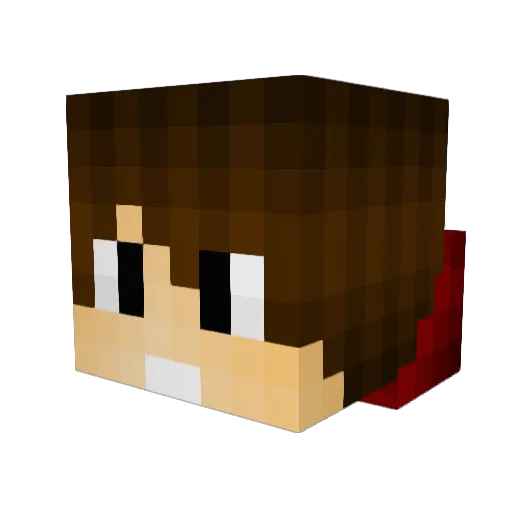 StormierButton2 Minecraft avatar head, 3D render