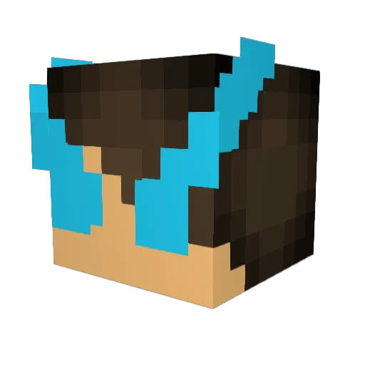 Stormlight0710 Minecraft avatar head, 3D render