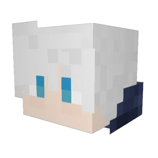 Stormlight2019 Minecraft avatar head, 3D render