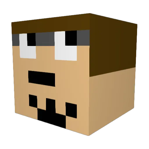 Stormmey Minecraft avatar head, 3D render