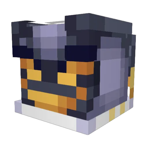 Stormowicz Minecraft avatar head, 3D render