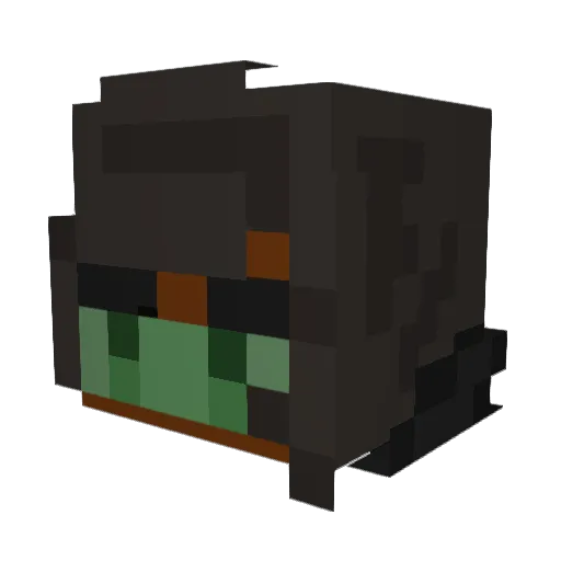 Stormpulse12 Minecraft avatar head, 3D render