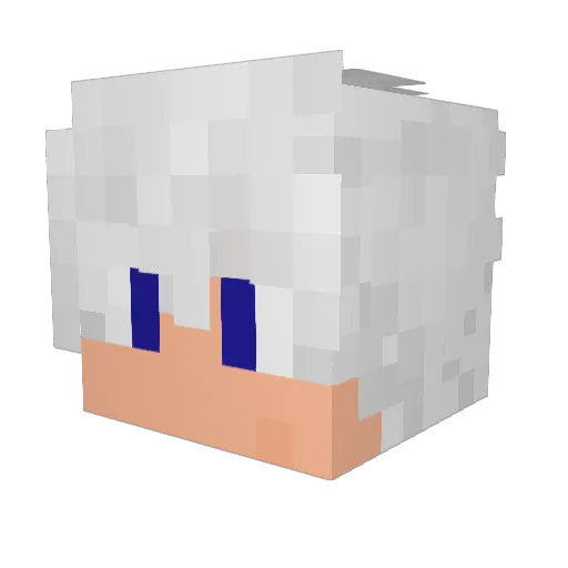 Stormraisers Minecraft avatar head, 3D render