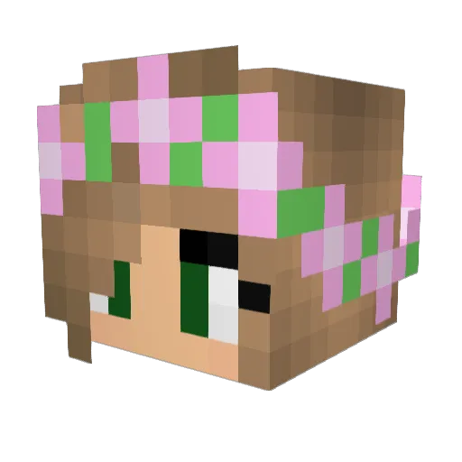 Stormrider68 Minecraft avatar head, 3D render
