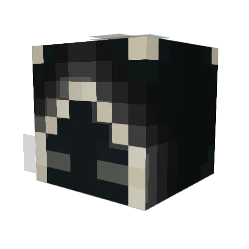 Stormrose Minecraft avatar head, 3D render