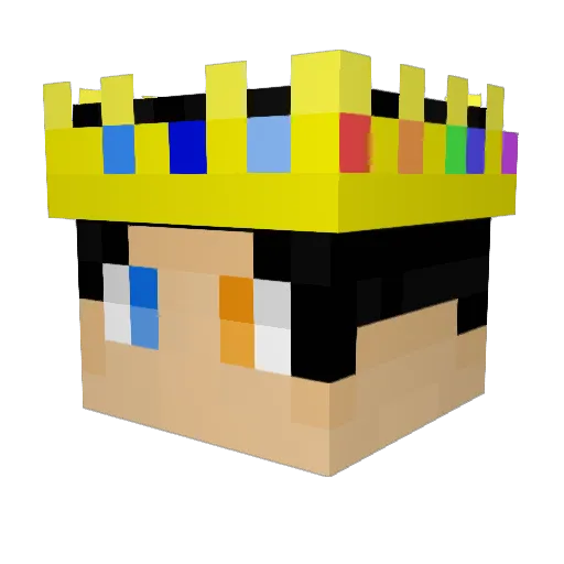 Stormstr1ke Minecraft avatar head, 3D render