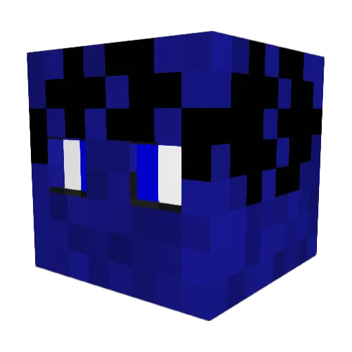 Stormtrooper593 Minecraft avatar head, 3D render