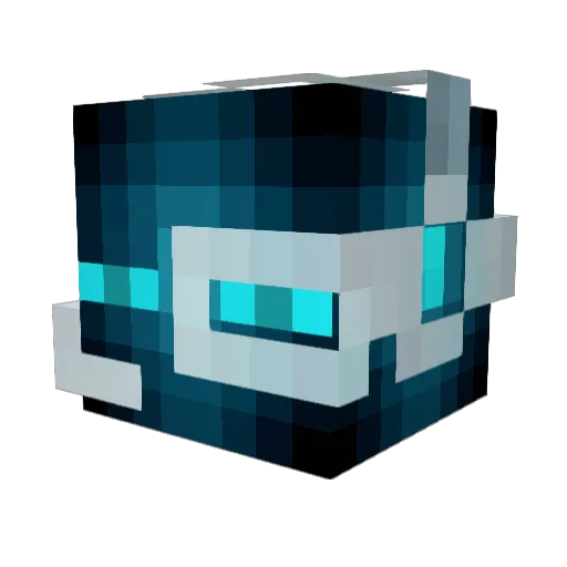 Stormvogel Minecraft avatar head, 3D render