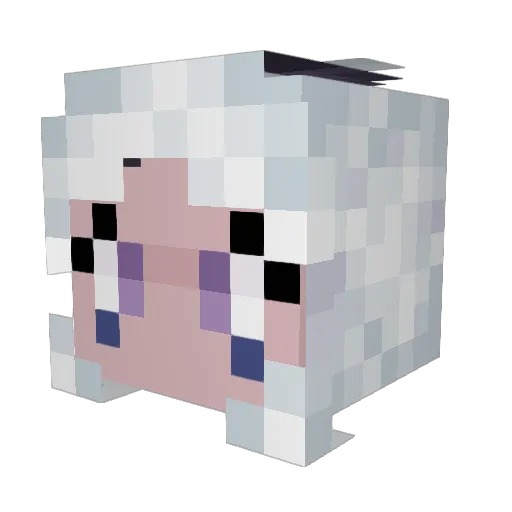 Stormwarden27 Minecraft avatar head, 3D render