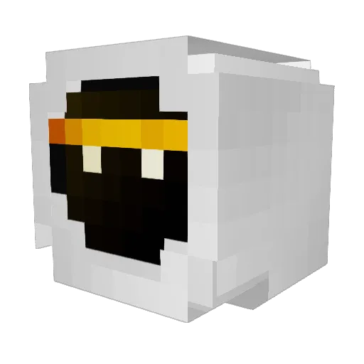 Stormweaver13 Minecraft avatar head, 3D render