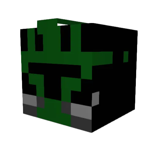 Stormwing641 Minecraft avatar head, 3D render