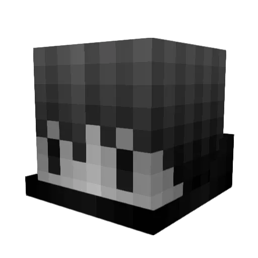 Stormx66 Minecraft avatar head, 3D render