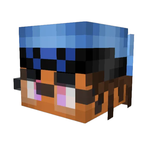 Stormy1ne Minecraft avatar head, 3D render