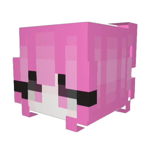 Stormy24qqw Minecraft avatar head, 3D render