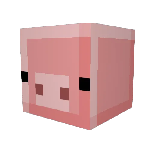 StormyClient Minecraft avatar head, 3D render
