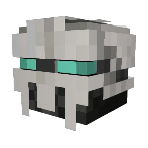 StormyHoes Minecraft avatar head, 3D render