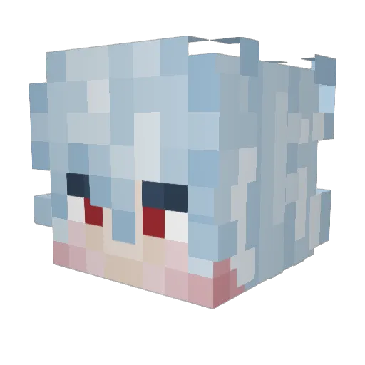Stormy_Legion Minecraft avatar head, 3D render