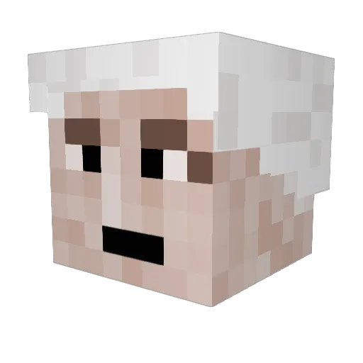 Stormylemon Minecraft avatar head, 3D render
