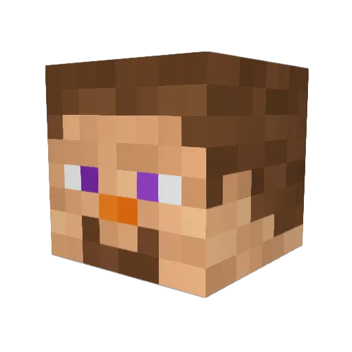 Stormyman101 Minecraft avatar head, 3D render