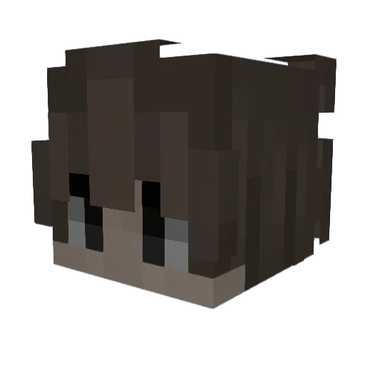 Stormzzy7 Minecraft avatar head, 3D render