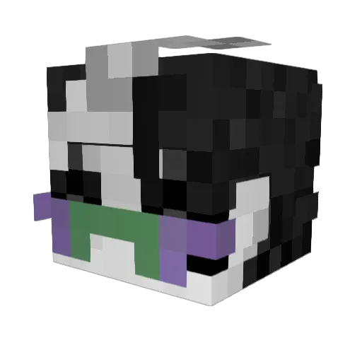 Storpir Minecraft avatar head, 3D render
