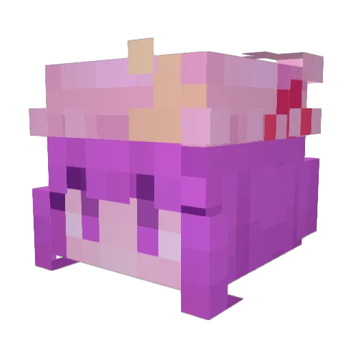 Storrrre Minecraft avatar head, 3D render