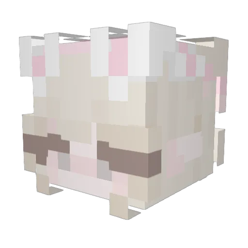 Stosh739 Minecraft avatar head, 3D render
