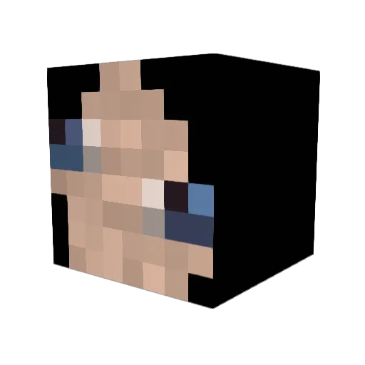 Stovel98 Minecraft avatar head, 3D render