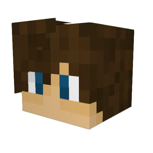 Stownmark Minecraft avatar head, 3D render